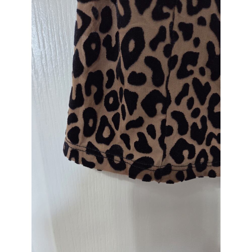Forever 21 Y2K Leopard Print Bodycon Sexy Mini Dress, Women's Size Medium - Picture 6 of 11